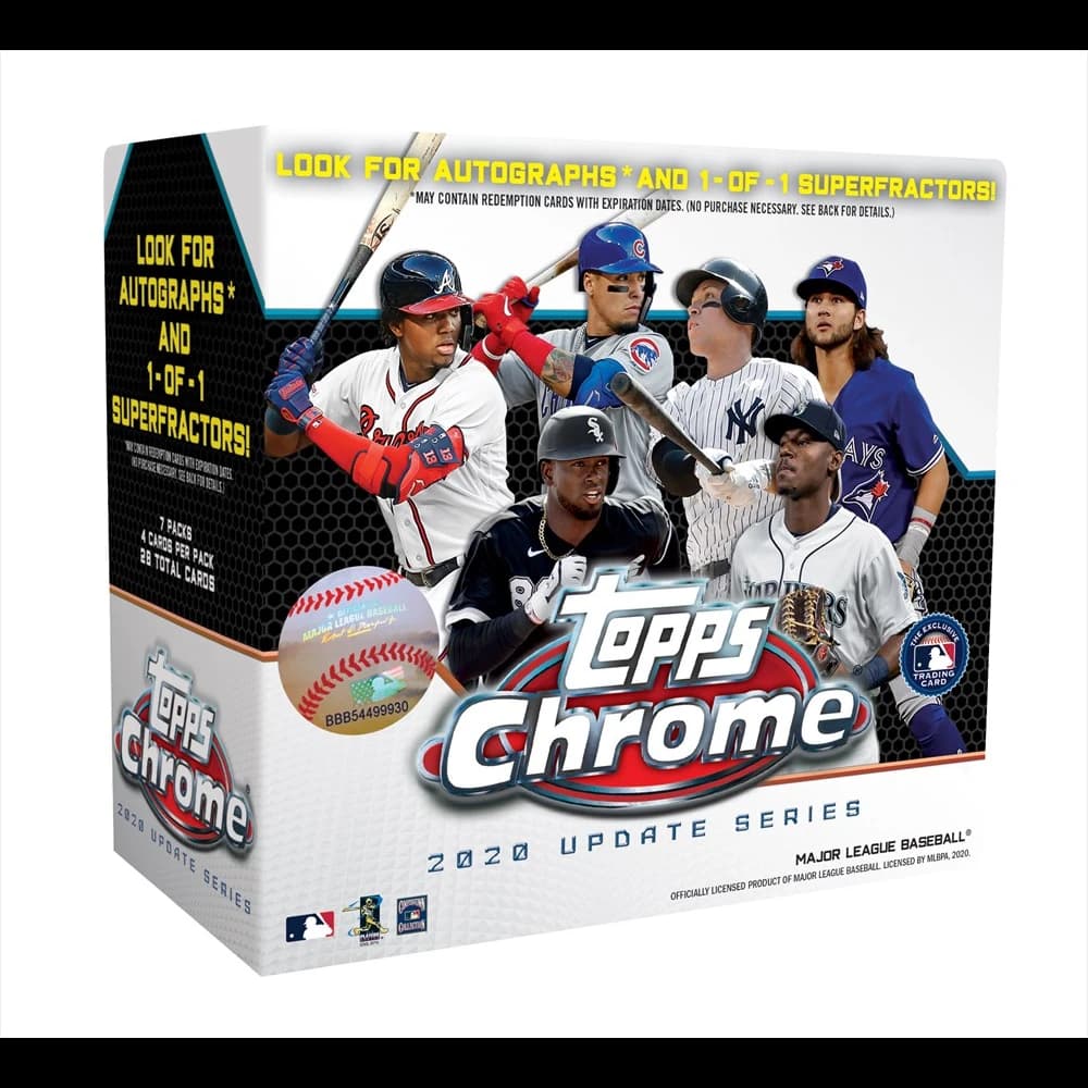 2020 Topps Chrome Update Series Baseball