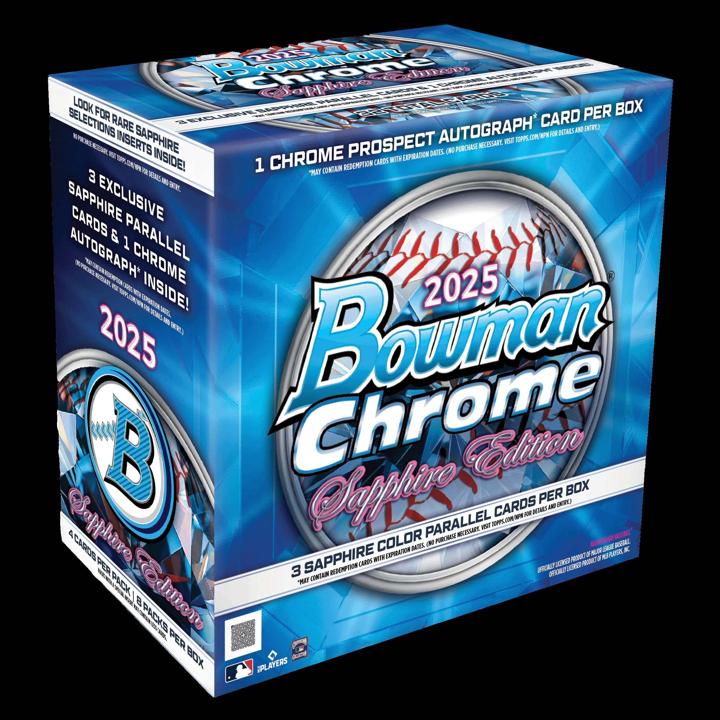 2025 Bowman Chrome Baseball Sapphire Edition