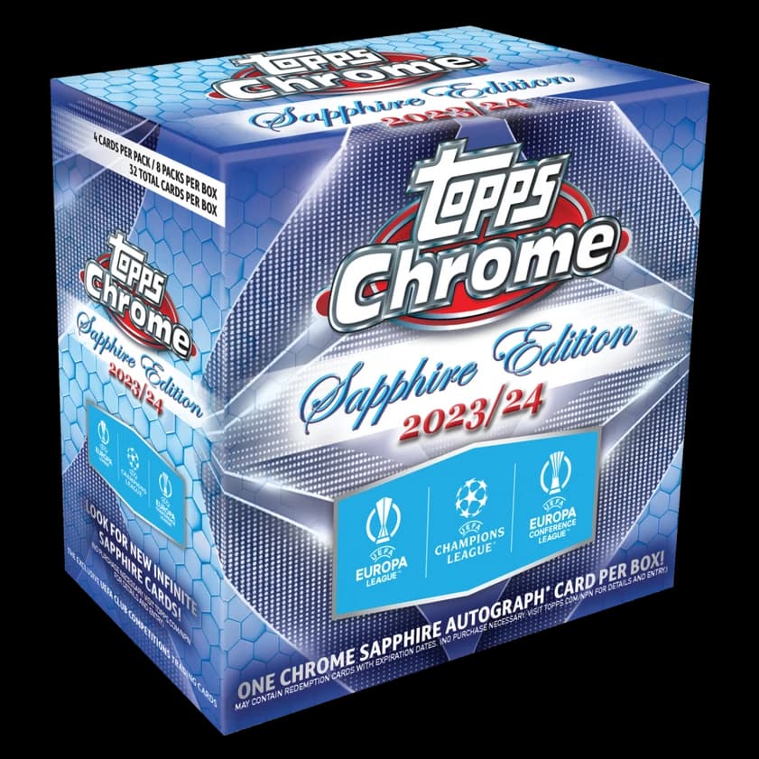 2023-24 Topps Chrome UEFA Club Competitions Sapphire Edition
