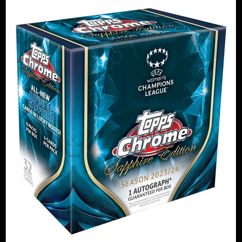 2024 Topps Chrome UEFA Women's Champions League Sapphire Edition