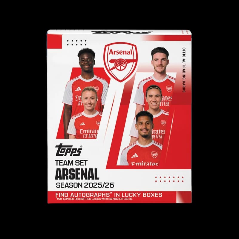 2025-26 Topps Arsenal Team Set