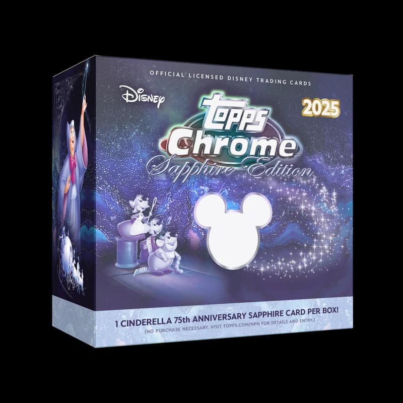 2025 Topps Chrome Disney Sapphire
