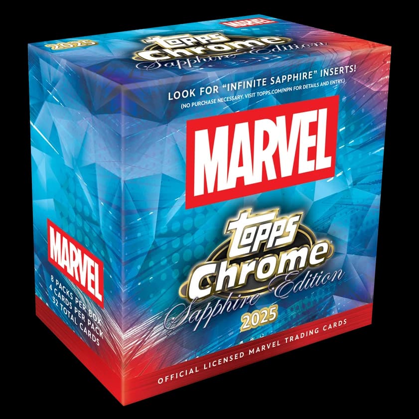 2025 Topps Marvel Comics Chrome Sapphire