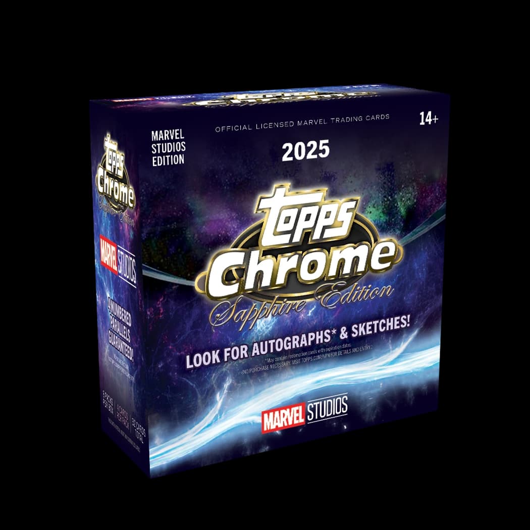 2025 Topps Marvel Studios Chrome Sapphire