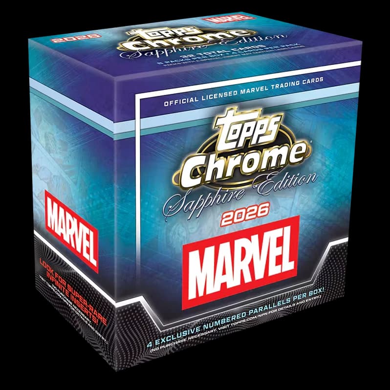 2026 Topps Chrome Marvel Comics Sapphire Edition